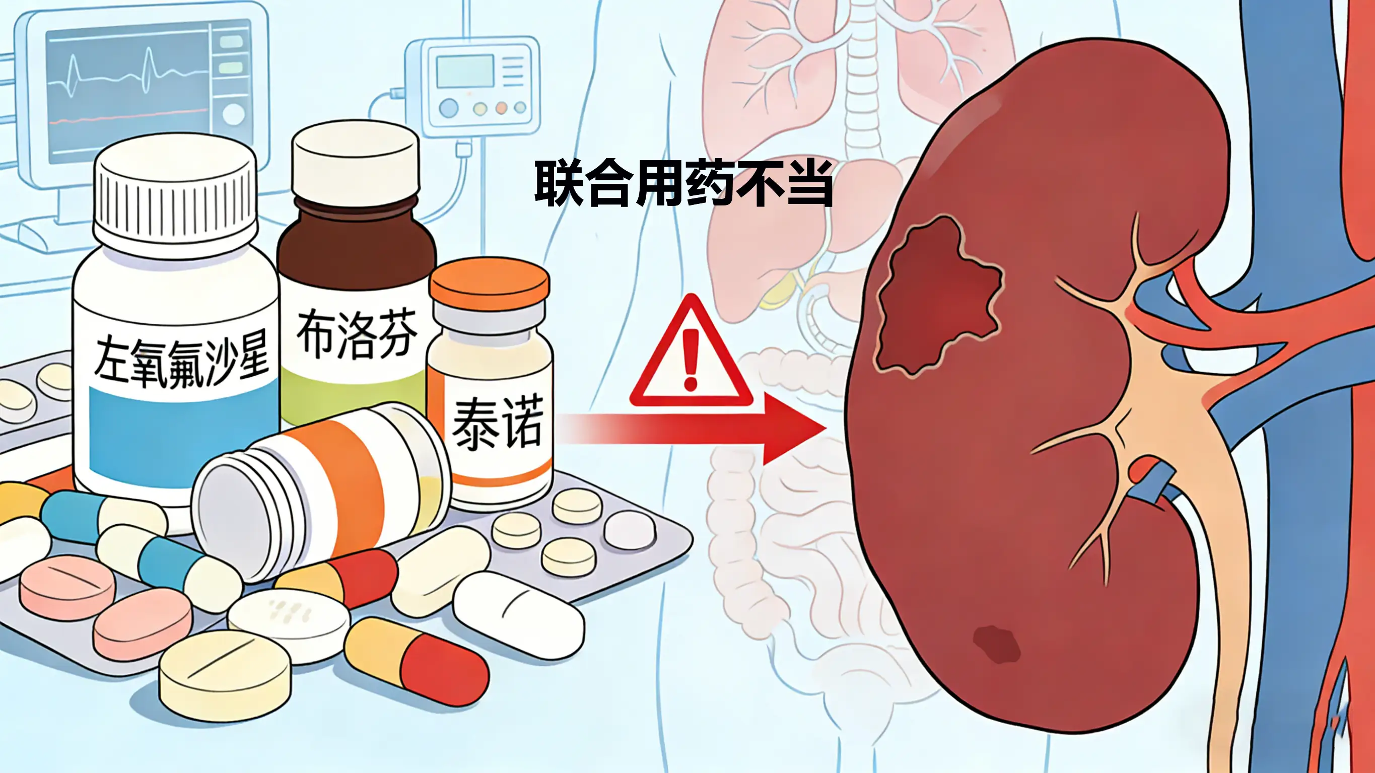 感冒就医后确诊尿毒症？警惕多药合用的致命陷阱